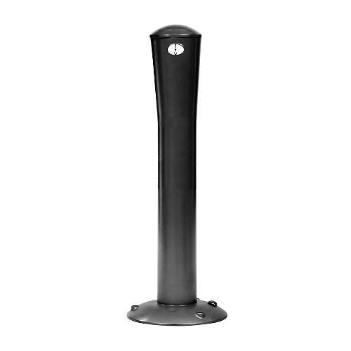 Global Industrial Aluminum Outdoor Ashtray, Black (WB652403)