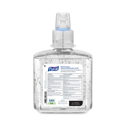 PURELL® Advanced E3-Rated Instant Hand Sanitizer Gel, 1,200 mL Refill, Fragrance-Free, For ES4 Dispensers, 2/Carton (GOJ506102)