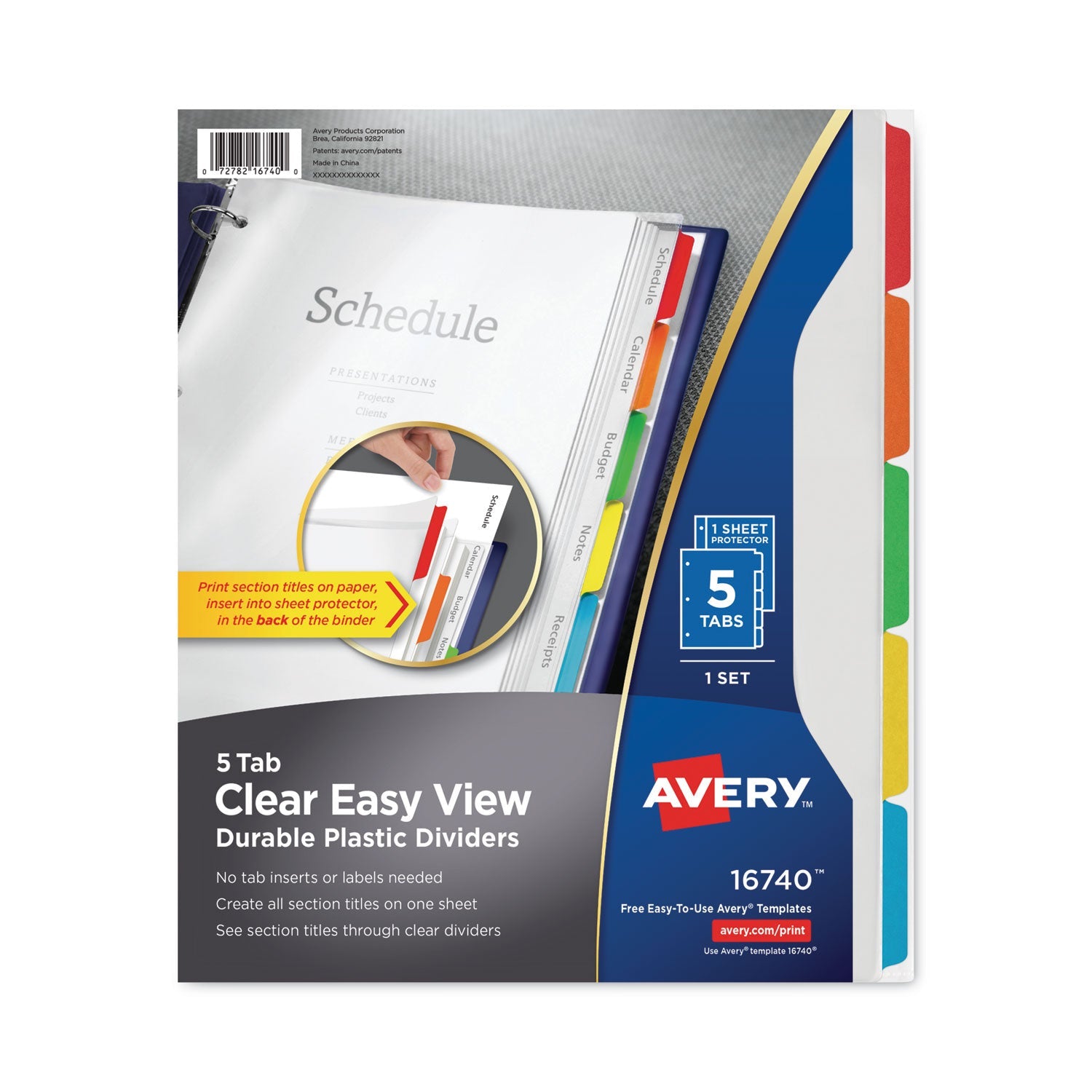 avery-clear-easy-view-plastic-dividers-with-multicolored-tabs-and-sheet-protector-num-ave16740_1