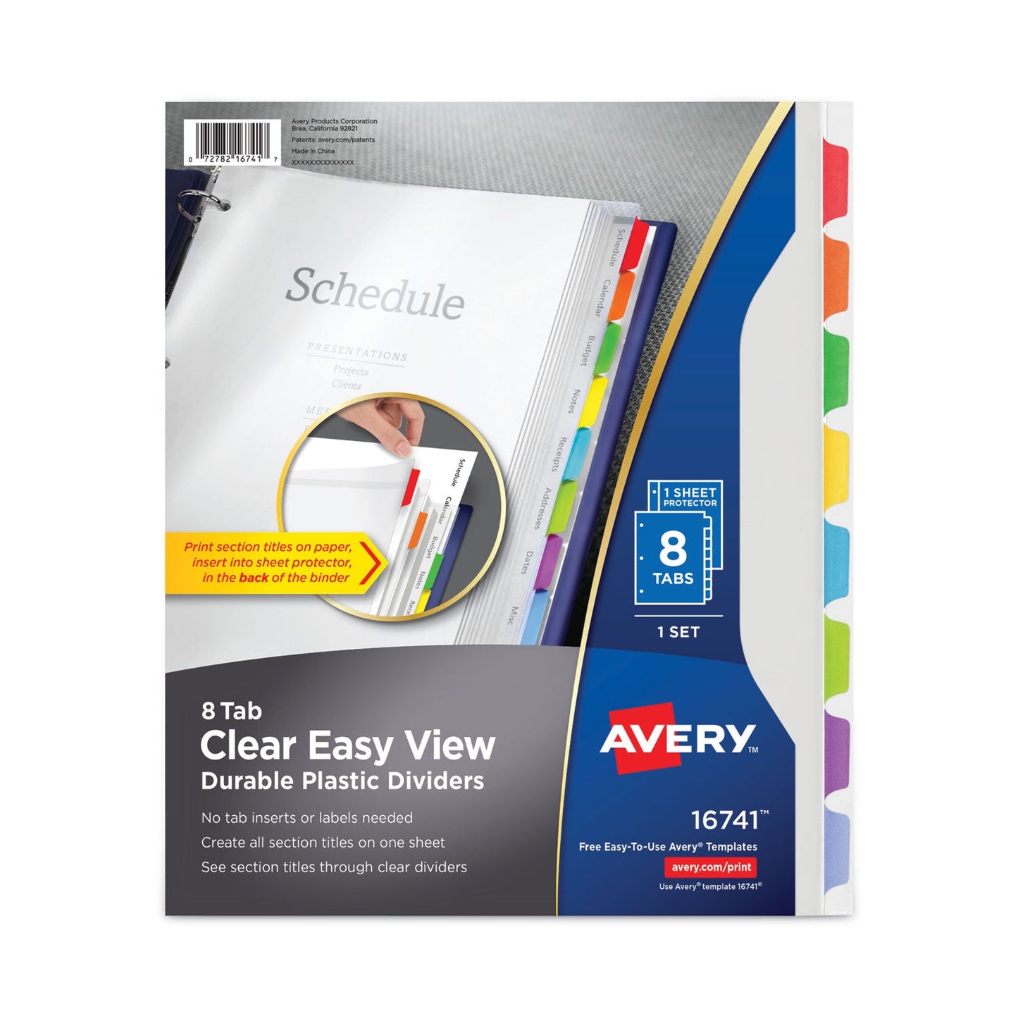 avery-clear-easy-view-plastic-dividers-with-multicolored-tabs-and-sheet-protector-num-ave16741_1