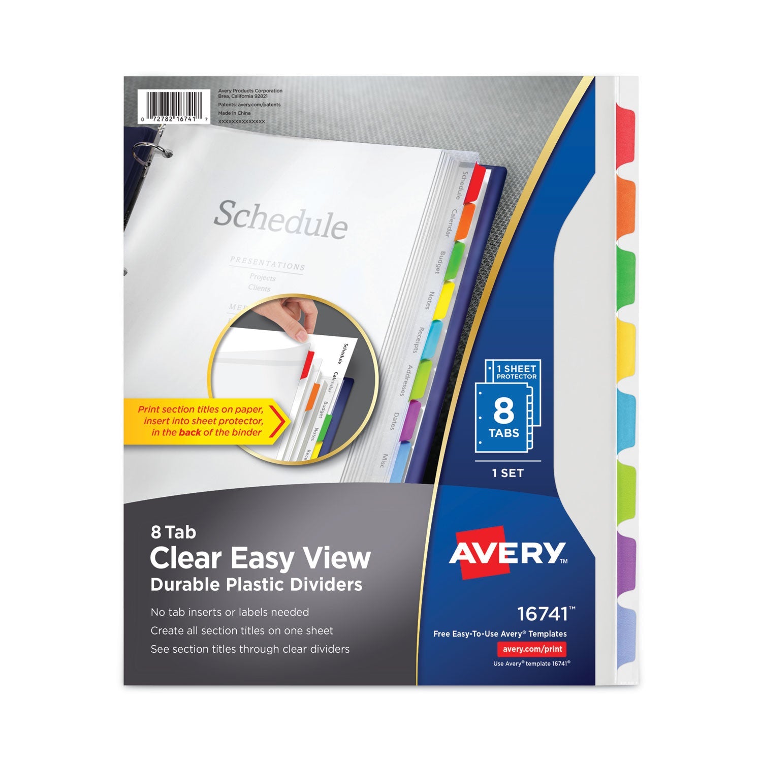 avery-clear-easy-view-plastic-dividers-with-multicolored-tabs-and-sheet-protector-num-ave16741_1