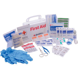 Global Industrial First Aid Kit, 10 Person, Plastic Case (WB761291)