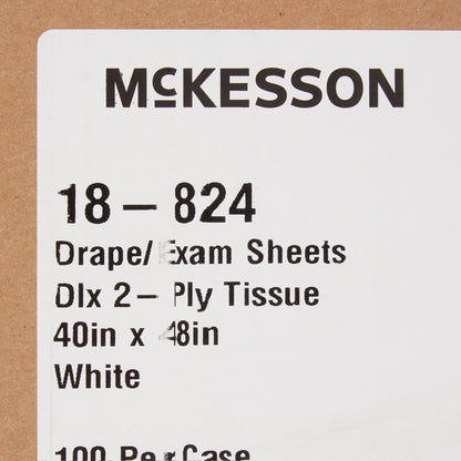 McKesson General Purpose Drape Physical Exam Drape 40 W X 48 L Inch NonSterile (40421_CS)