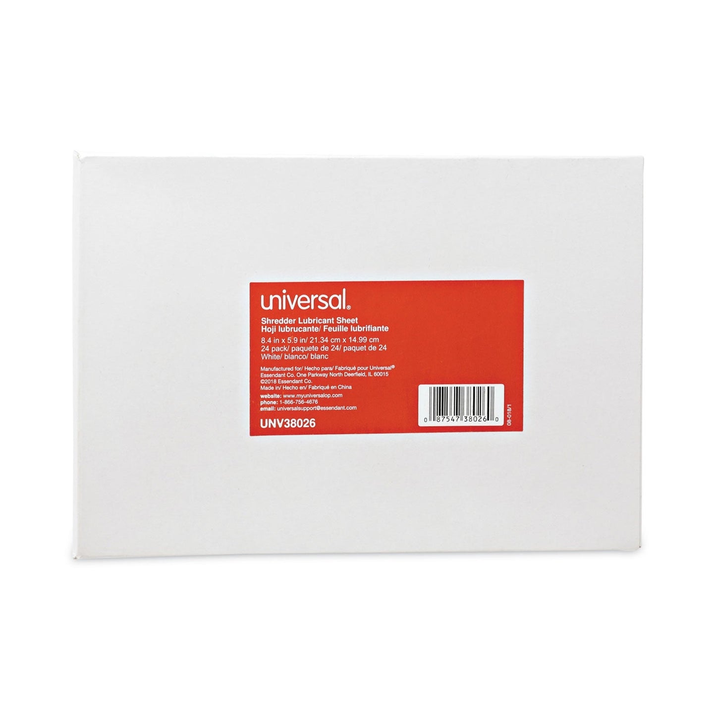 universal-shredder-lubricant-sheets-num-unv38026_2