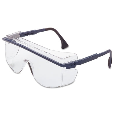Honeywell Astrospec OTG 3001 Eyewear, Clear Lens, Polycarbonate, Uvextreme AF, Blue Frame (763-S2510C)