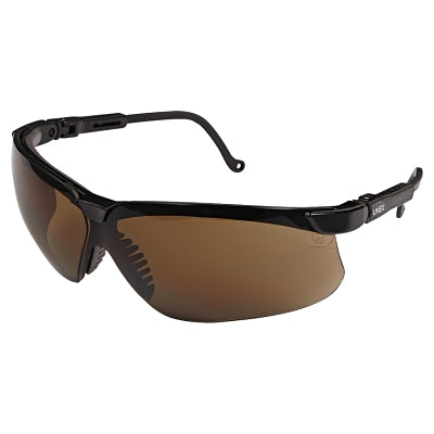 Uvex Safety Genesis® Eyewear, Espresso Lens, Polycarbonate, Ultra-dura®, Black Frame (763-S3201)
