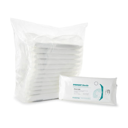 PROSAT® Sterile™ Surface Disinfectant Cleaner Premoistened Cleanroom Manual Pull Wipe 30 Count Pouch Alcohol Scent Sterile (917971_EA)