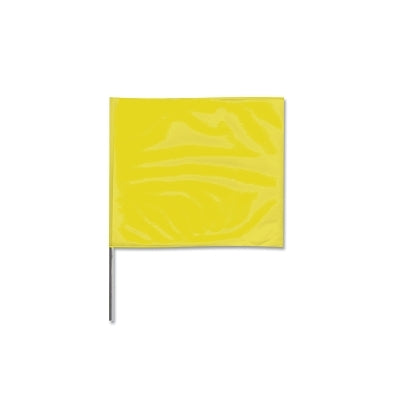 Presco Stake Flag, 2 in x 3 in, 24 in H, Yellow (764-2324Y)