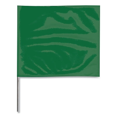 Presco Stake Flag, 4 in x 5 in, 21 in H, Green (764-4521G)