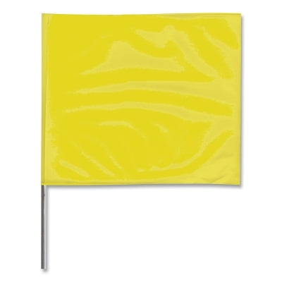 Presco Stake Flag, 4 in x 5 in, 36 in H, Yellow (764-4536Y)
