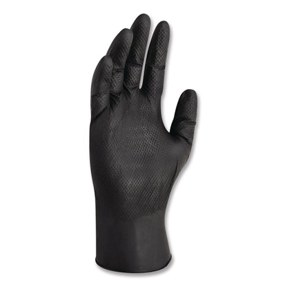 KleenGuard™ G10 Kraken Grip Nitrile Gloves, Small, 6 mil Thick, 9.5" Long, Black, 100/Box, 10 Boxes/Carton (ANS49275)
