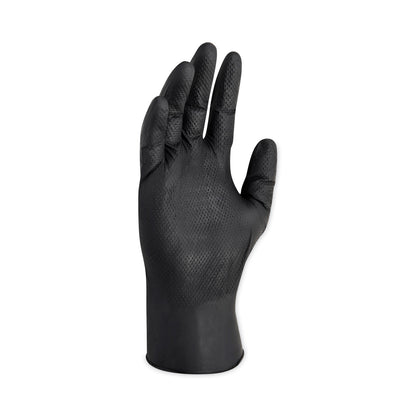 KleenGuard™ G10 Kraken Grip Nitrile Gloves, Powder-Free, X-Large, 6 mil Thick, 9.5" Long, Black, 90/Box, 10 Boxes/Carton (ANS49278)