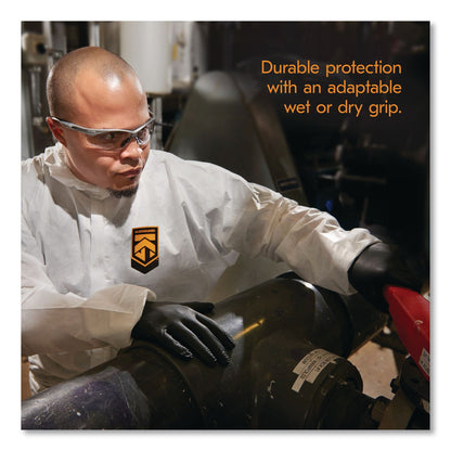 KleenGuard™ G10 Kraken Grip Nitrile Gloves, Small, 6 mil Thick, 9.5" Long, Black, 100/Box, 10 Boxes/Carton (ANS49275)