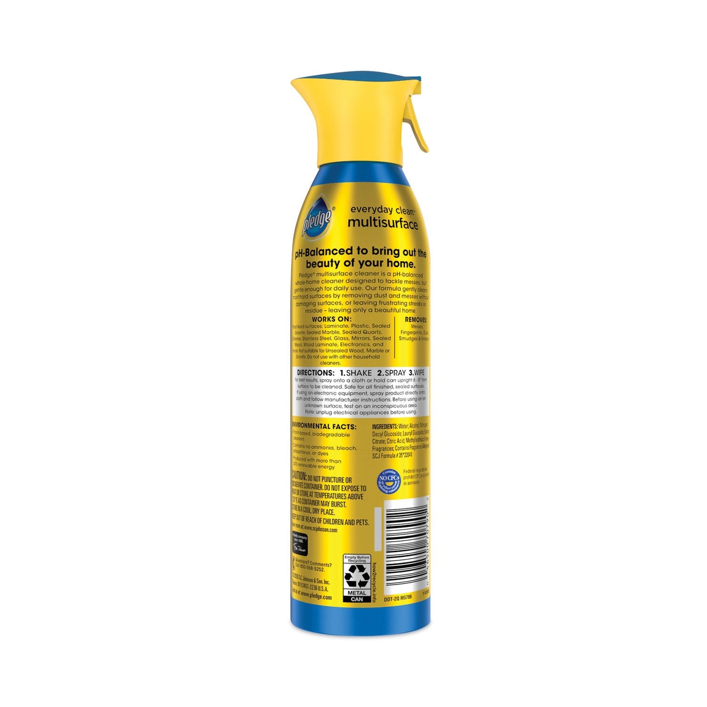 pledge-r-multi-surface-everyday-rainshower-9-7-oz-aerosol-spray-6-carton-sjn336275_3