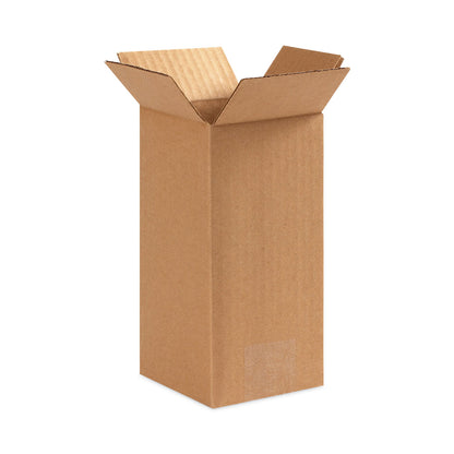 The Packaging Wholesalers® Shipping Boxes, Regular Slotted Container (RSC), 12" x 12" x 24", Brown Kraft, 25/Bundle (PKGBS121224)