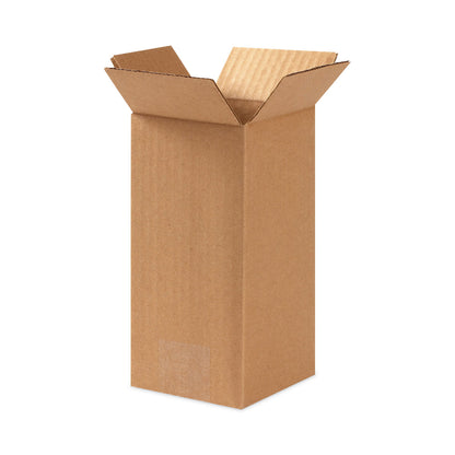 The Packaging Wholesalers® Shipping Boxes, Regular Slotted Container (RSC), 12" x 12" x 24", Brown Kraft, 25/Bundle (PKGBS121224)