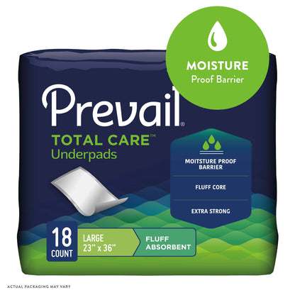 Prevail® Total Care™ Disposable Underpad 23 X 36 Inch Fluff Light Absorbency (572725_BG)