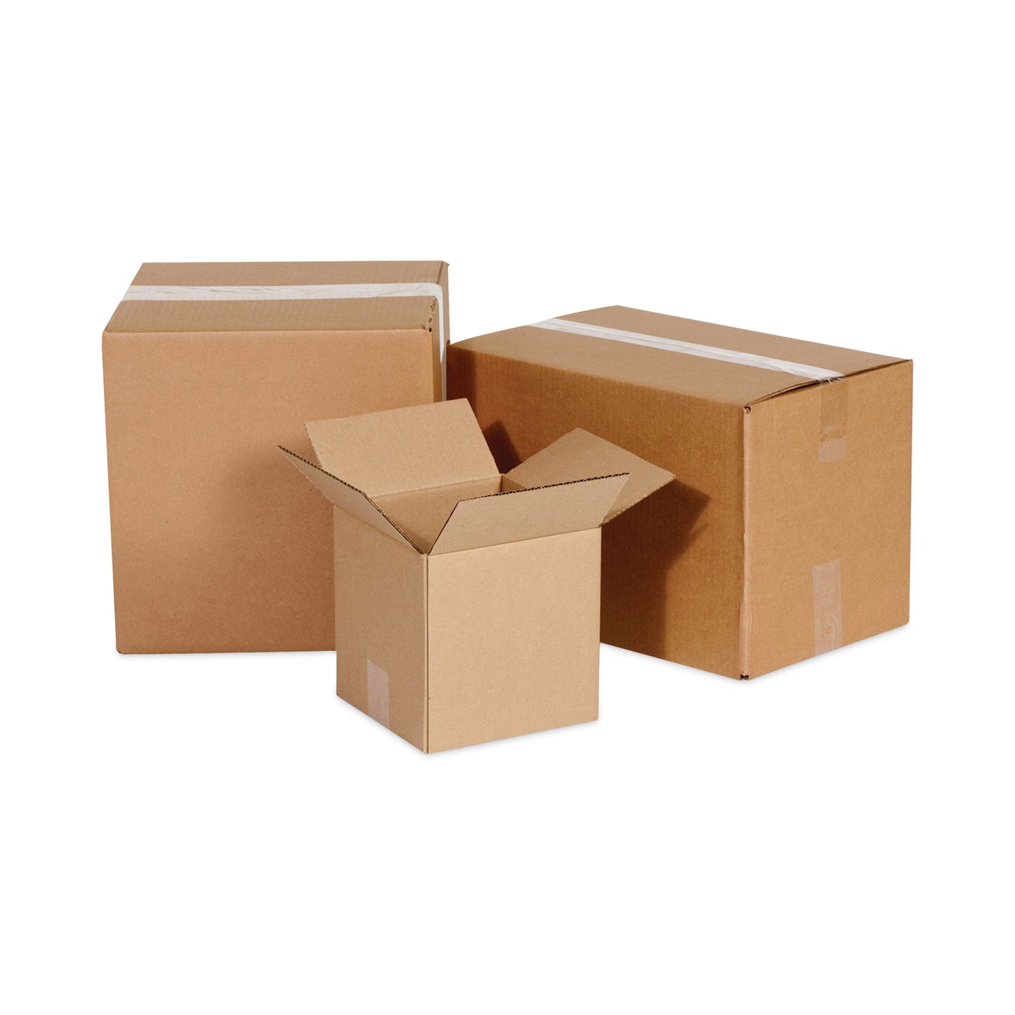 The Packaging Wholesalers® Shipping Boxes, Regular Slotted Container (RSC), 12" x 12" x 24", Brown Kraft, 25/Bundle (PKGBS121224)
