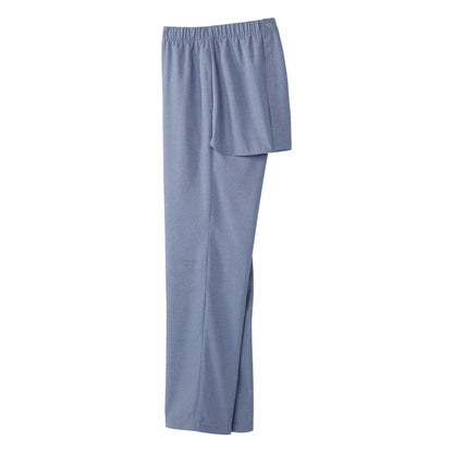 Silverts® Adaptive Pants Open Back Small Heather Chambray Blue Female (1227142_EA)