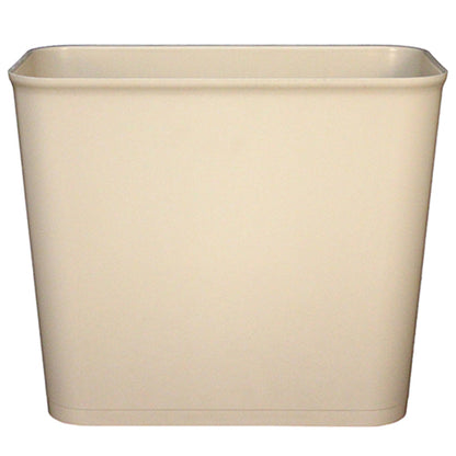 Impact® Soft-Sided Plastic 27 Quart Wastebasket, Fire Resistant, Beige, 6/Case (IMP7695-15)