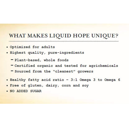 Liquid Hope® Oral Supplement Unflavored Liquid 12 oz. Pouch (978981_CS)