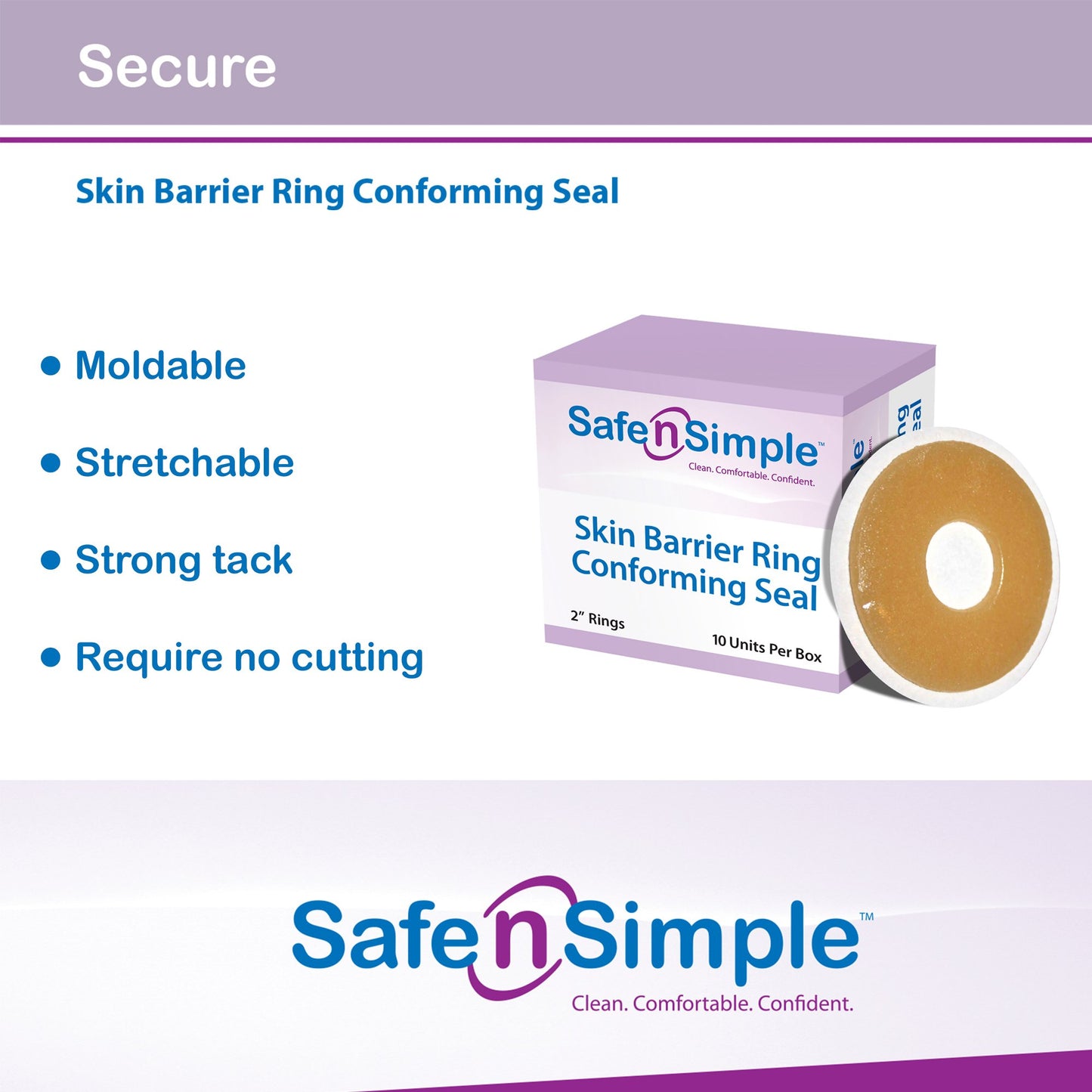 Safe n Simple™ Skin Barrier Ring Safe n Simple™ (825883_BX)