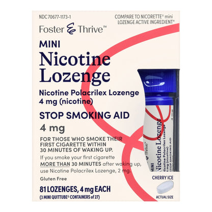 Foster & Thrive™ Stop Smoking Aid 4 mg Strength Lozenge (1238915_PK)
