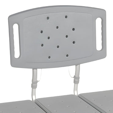 McKesson Knocked Down Bariatric Bath Transfer Bench Arm Rail 18-1/4 to 23-1/4 Inch Seat Height 500 lbs. Weight Capacity (1128903_EA)