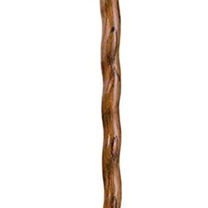 Brazos™ Twisted Fitness Walker Walking Stick Wood 48 Inch Height Brown (1229035_EA)
