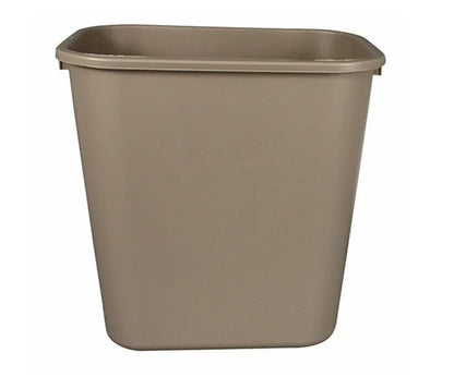Impact® Soft-Sided Plastic 28 Quart Wastebasket w/ No Pinch'm™, 12/Case, Beige (IMP7702-15)
