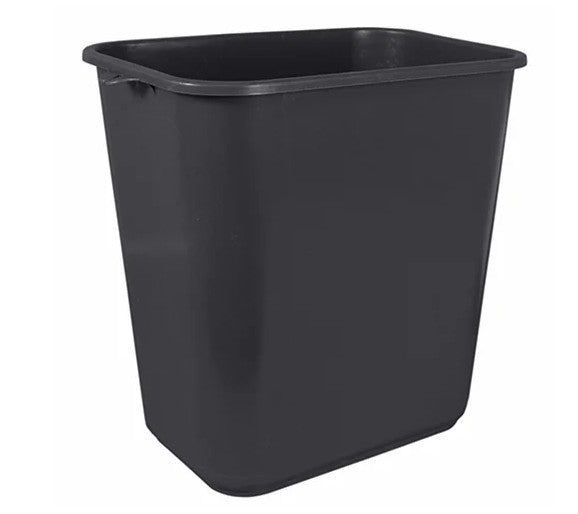 Impact® Soft-Sided Plastic 28 Quart Wastebasket w/ No Pinch'm™, 12/Case, Gray (IMP7702-3)