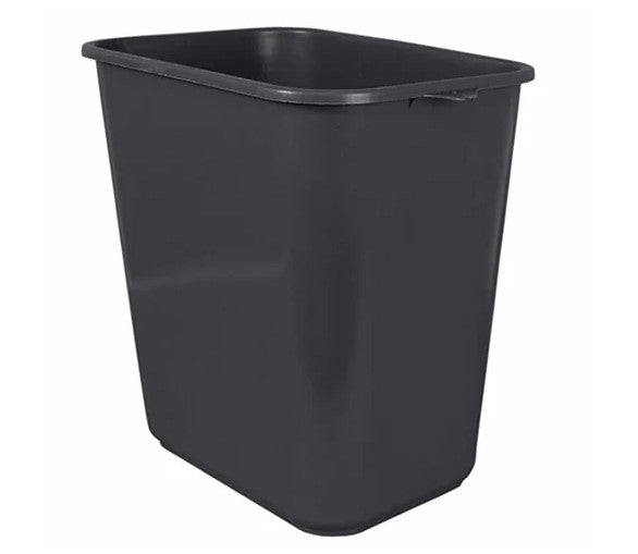 Impact® Soft-Sided Plastic 28 Quart Wastebasket w/ No Pinch'm™, 12/Case, Gray (IMP7702-3)