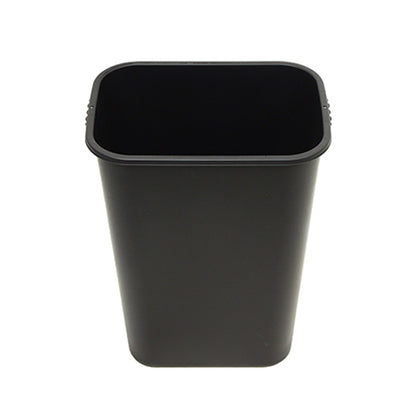 Impact® Soft-Sided Plastic 41 Quart Wastebasket w/ No Pinch'm™, 12/Case, Black (IMP77035CT)