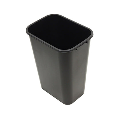 Impact® Soft-Sided Plastic 41 Quart Wastebasket w/ No Pinch'm™, 12/Case, Black (IMP77035CT)