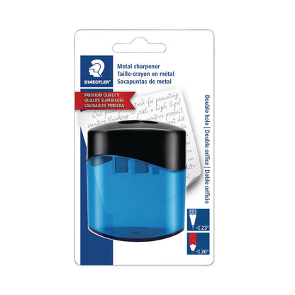 Staedtler® Manual Pencil Sharpener, 2 x 2.75, Randomly Assorted Colors (STD512300SBK)