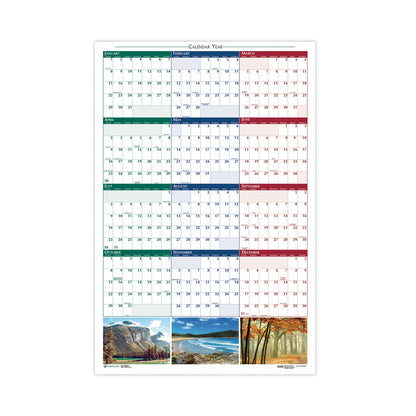 house-of-doolittle-earthscapes-recycled-reversible-erasable-yearly-wall-calendar-num-hod3930_1