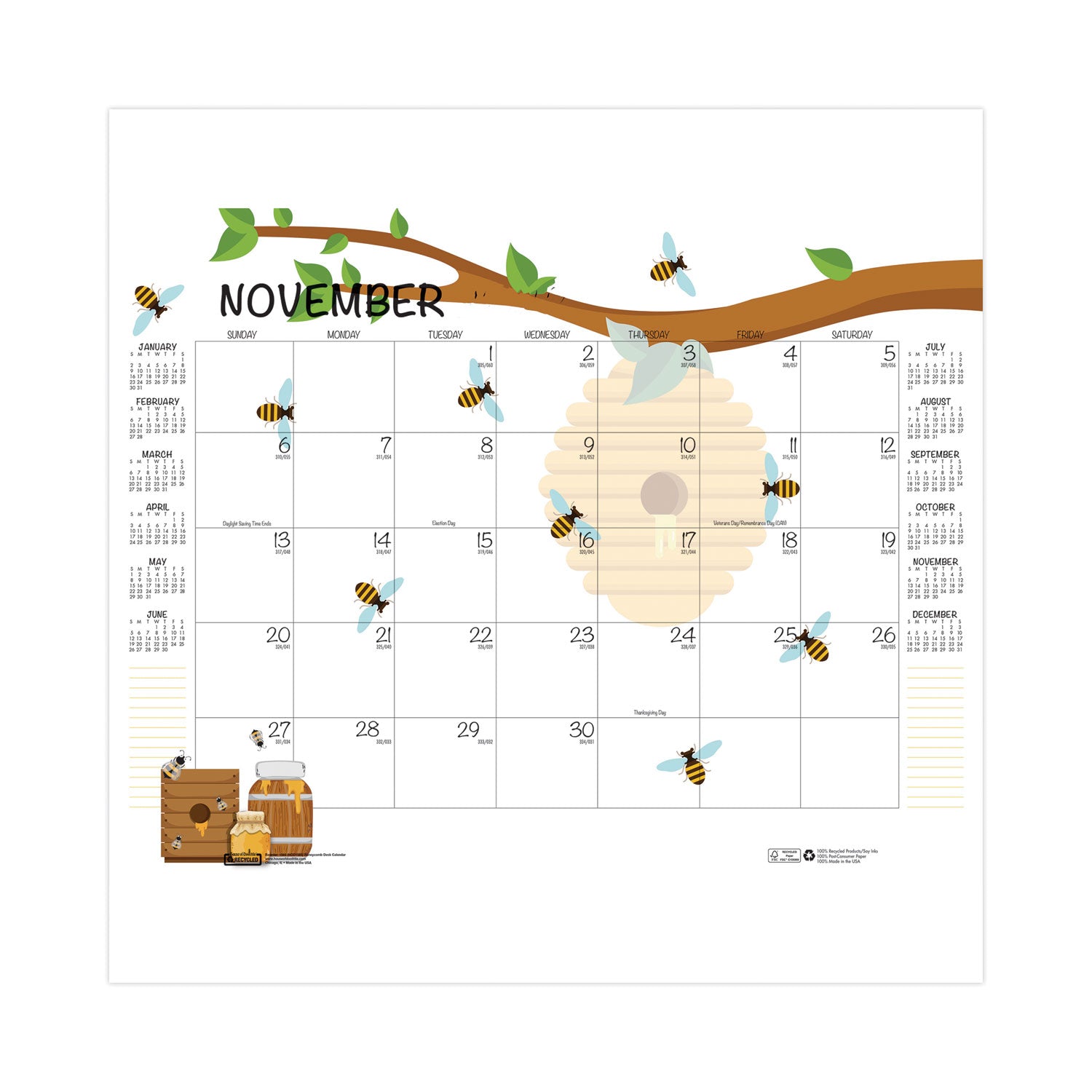 house-of-doolittle-recycled-honeycomb-desk-pad-calendar-num-hod1565_2