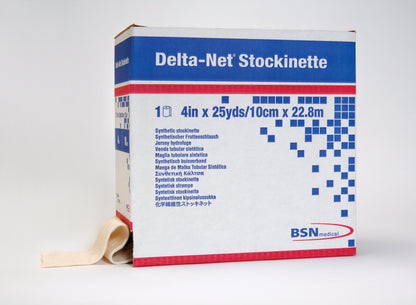 Delta-Net® Stockinette Tubular 4 Inch X 25 Yard Synthetic NonSterile (368919_CS)
