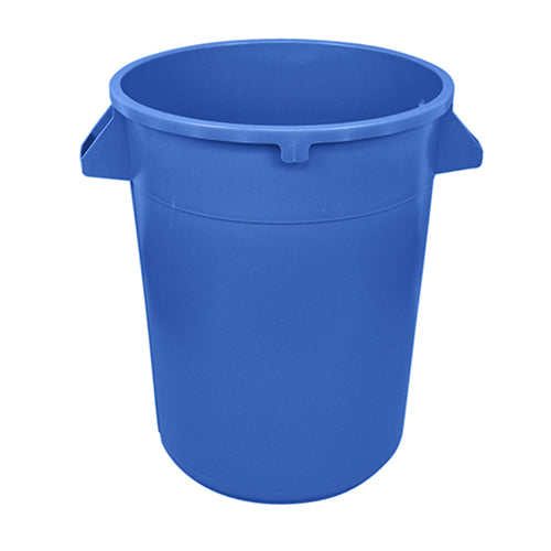Impact® Gator® Plus Trash Container, 32 Gallon, 6/Case, Blue (IMP7732-11)