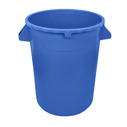 Impact® Gator® Plus Trash Container, 32 Gallon, 6/Case, Blue (IMP7732-11)