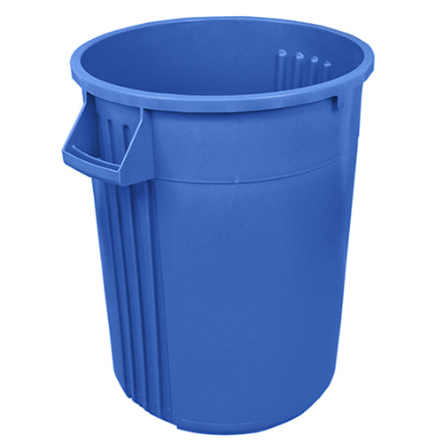Impact® Gator® Plus Trash Container, 32 Gallon, 6/Case, Blue (IMP7732-11)