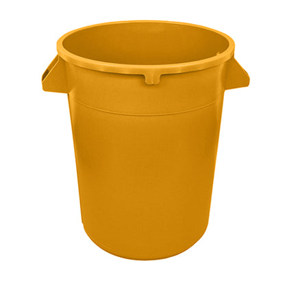 Impact® Gator® Plus Trash Container, 32 Gallon, 6/Case, Yellow (IMP7732-16)