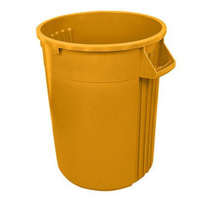 Impact® Gator® Plus Trash Container, 32 Gallon, 6/Case, Yellow (IMP7732-16)