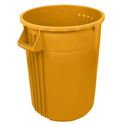Impact® Gator® Plus Trash Container, 32 Gallon, 6/Case, Yellow (IMP7732-16)