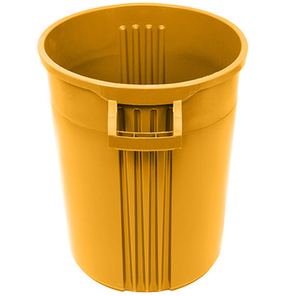 Impact® Gator® Plus Trash Container, 32 Gallon, 6/Case, Yellow (IMP7732-16)