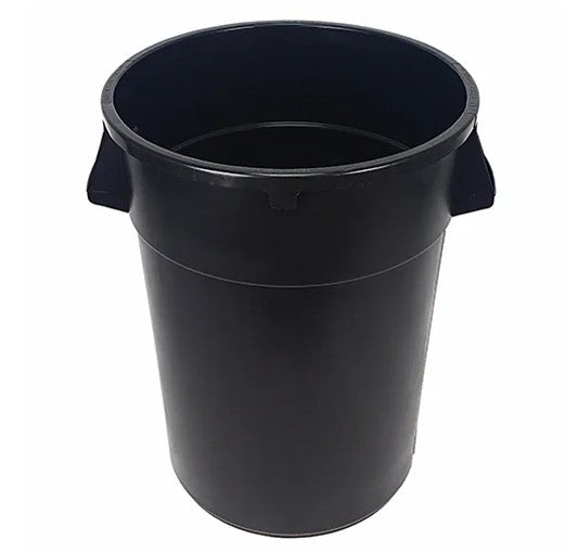 Impact® Gator® Plus Trash Container, 32 Gallon, 6/Case, Black (IMP7732-5)
