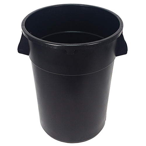 Impact® Gator® Plus Trash Container, 32 Gallon, 6/Case, Black (IMP7732-5)