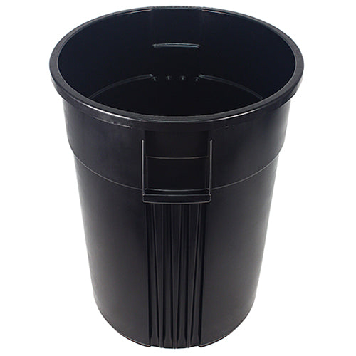 Impact® Gator® Plus Trash Container, 32 Gallon, 6/Case, Black (IMP7732-5)