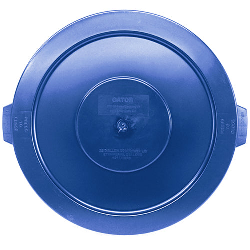 Impact® Gator® Plus Trash Container Lid, 32 Gallon, 6/Case, Blue (IMP7733-11)