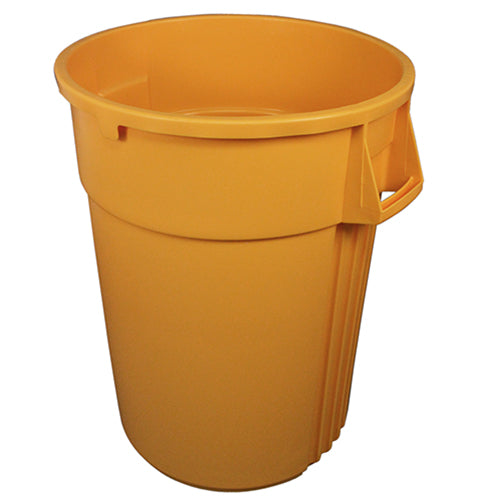Impact® Gator® Plus Trash Container, 44 Gallon, 4/Case, Yellow (IMP774416)